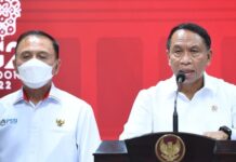 Menpora soal Kelanjutan Liga 1: Tergantung Polri Menpora Zainudin Amali.