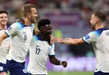 Hasil Piala Dunia 2022: Inggris Cukur Iran 6-2 inggris