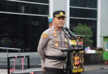 Kapolres Bogor Lantik Personil Polres Bogor Melalui Upacara Korps Rapot Kenaikan Pangkat TMT 01 Januari 2024