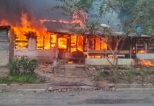 Saat Ditinggal Pemiliknya, Satu Unit Rumah Hangus Terbakar