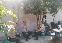 Ciptakan Keamanan, Polsek Ciomas Rutin Laksanakan Pengamanan Gereja Setiap Minggu