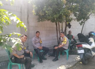 Ciptakan Keamanan, Polsek Ciomas Rutin Laksanakan Pengamanan Gereja Setiap Minggu