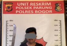 Polsek Parung Lakukan Penyelidikan serta Amankan Seseorang Membawa Sajam Yang Bukan Peruntukannya