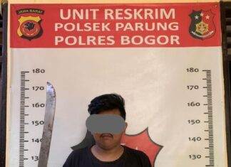 Polsek Parung Lakukan Penyelidikan serta Amankan Seseorang Membawa Sajam Yang Bukan Peruntukannya