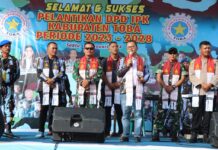 Bupati Toba Hadiri Pelantikan Pengurus Dewan Pimpinan Daerah Ikatan Pemuda Karya Kabupaten Toba
