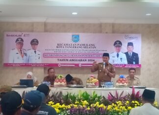 Camat Pamulang, Hadiri Musrenbang di Kelurahan Pondok Cabe Ilir
