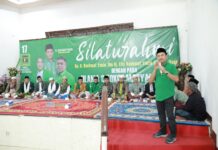 Caleg PPP, Harus rajin Silaturahmi, kepada Kyai dan Alim ulama di Dapil nya masing- Masing