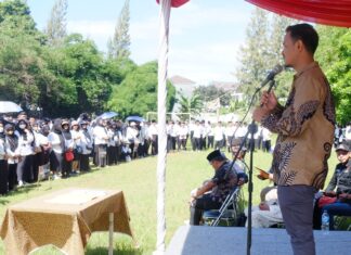 Sebanyak 36.225 KPPS Serentak Dilantik Di 13 Titik Se-Kota Tangerang