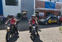 Perkuat Sinergi Antar Instansi, Polsek Batuceper Simulasi Kawal Pemilu