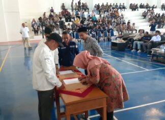 2.051 KPPS Kecamatan Kemang Resmi di Lantik