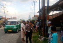 Pengendara Sepeda Motor Tabrak Pejalan Kaki Mengakibatkan 1 Orang Meninggal Dunia Dan 2 Orang Luka Berat
