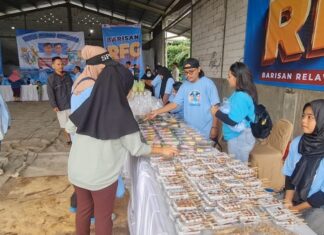 Barisan RFG Kota Tangerang, Gelar Tebus Murah 2000 Paket Sembako.