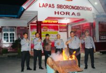 Tim Kanwil Kemenkumham Sumatera Utara Sidak Lapas Kelas IIB Siborongborong