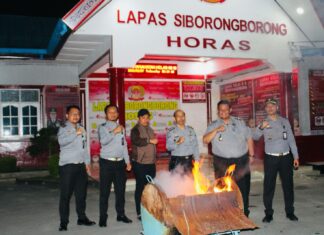 Tim Kanwil Kemenkumham Sumatera Utara Sidak Lapas Kelas IIB Siborongborong