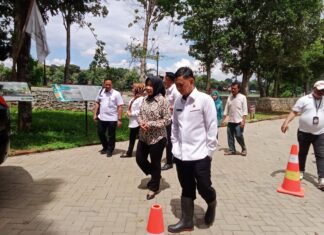 Kunjungan Ibu PJ dan Ibu Sekda Dalam Rangka Evaluasi Ketahanan Pangan Di Kecamatan Kemang
