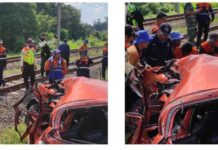 Kecelakaan Lalu Lintas di Perlintasan Rel Kereta Api, 2 Orang Meninggal Dunia