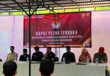 Rapat Pleno Rekapitulasi Perhitungan Suara Pemilu 2024 Kecamatan Kemang Bogor Terbuka