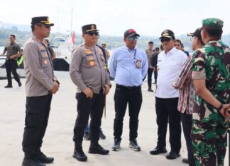 Pj Gubernur Sumut Bersama Kapolda Sumut Tinjau Lokasi Penyelenggaraan Event Internasional F1 Powerboat (F1H20)