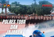 Polres Toba Siap Amankan World Champion F1H20 Power Boat 2024 Danau Toba