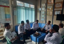 Tim Monitoring Dan Evaluasi Kanwil Kemenkumham Sumatera Utara Kunjungi Rutan Kelas IIB Tarutung