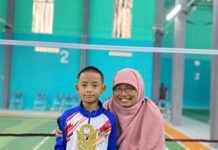 Jadi Atlet Termuda O2SN Tingkat Kecamatan Kemang Hafidz Juara Ke 2 Cabor Bulutangkis
