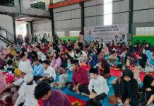 PT ASRINDO Baja Peringati Isro mi’raj dan Merayakan Milad Ke 4 Tahun Putrinya Khadijah Az Zahra