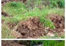 Bencana Alam Longsor Terjadi di Desa Sukamulya Kecamatan Sukamakmur