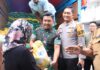 Kapolres Bogor Bersama Instrumen Pemerintah Lainnya Menggelar Kegiatan Operasi Pasar Murah