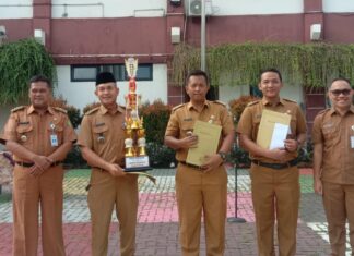 Kelurahan Batuceper Juara Umum Lomba Kantor Bersih Oleh Kecamatan Dalam Rangka HUT Ke 31 Kota Tangerang