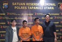 Sat Reskrim Polres Taput Gelandang 2 Pelaku Curammor Dari Sebuah Warung