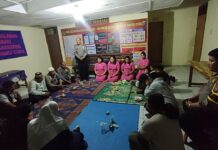 Untuk Tetap Membangun Toleransi Serta Kebersamaan Polsek Adiankoting Gelar Sholat Magrib Dan Buka Bersama