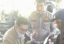 Polsek Gunung Sindur Amankan pelaku jambret Yang dihakimi oleh massa