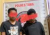 Dua Orang Pria Pemilik Narkoba Jenis Ganja Diringkus Satresnarkoba Polres Toba