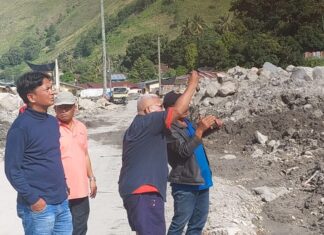 Peristiwa Tragedi Simangulampe 10 Orang Menghilang dan Puluhan Rumah Rusak Parah, Tim Brin Tinjau Lokasi Bencana Banjir