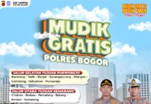 Kapolres Bogor Adakan Program Mudik Gratis Bagi Warga Masyarakat Kabupaten Bogor