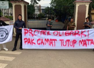 Proyek Alam Sutera Samping Kantor Kecamatan Pinang Di Demo Warga, PAMPI: Camat Jangan Tutup Mata!