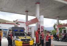 Untuk Mengatasi Kesediaan BBM Jelang Mudik Lebaran, Polres Taput Cek Kesiapan Seluruh SPBU Di Taput.