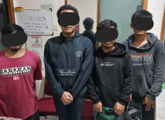 Polsek Rancabungur Amankan 4 (Empat) Orang Terduga Pelaku Pengeroyokan Di Desa Bantarjaya
