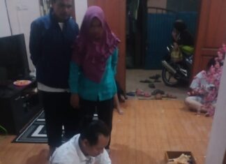 Kapolsek Ciomas Bersama Team Identifikasi Laksanakan Olah TKP Terjadinya Tindak Pidana Pencurian