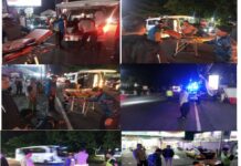 Penanganan Pertama Kapolsek Megamendung Terhadap Laka Lantas di TKP