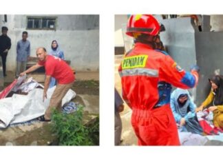 Polsek Citeureup bersama Instansi Terkait Lakukan Cek Olah TKP Terkait Penemuan Mayat Dalam Sumur