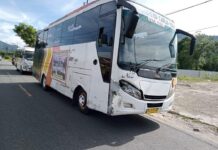 Kecelakaan Sepeda Motor Dengan Bus Pariwisata Didesa Silamosik I Kecamatan Porsea
