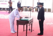 Dr. Dimposma Sihombing, S. SOS, MAP Dilantik Menjadi Penjabat Bupati Tapanuli Utara