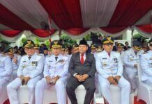 Penjabat Bupati Tapanuli Utara Dr. Dimposma Sihombing, S.Sos, MAP Hadiri Upacara Peringatan Hari Otonomi Daerah XXVIII Tahun 2024