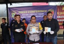 Polsek Ciputat Timur, Tangkap Pembuatan Dan Pengedar Narkotika Jenis Tembakau Sintetis