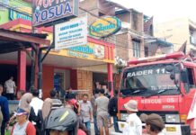 Satu Unit Rumah Dijalan Patuan Nagari Balige Ludes Dilalap Si Jago Merah.