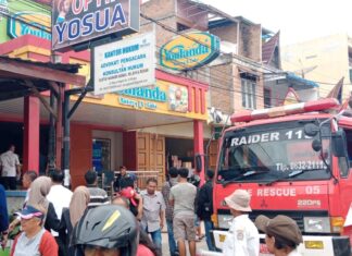 Satu Unit Rumah Dijalan Patuan Nagari Balige Ludes Dilalap Si Jago Merah.