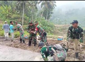 Masyarakat Kutaiwaringin Terima Kasih Kepada TNi Dengan Adanya Program TMMD Ke 120 Kodim 0615 Kuningan