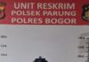 Polsek Parung Berhasil Amankan Dua Remaja Gengster