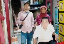 Koordinator FWBB Apresiasi Dinsos Kabupaten Bogor Berikan Bantuan Kursi Roda